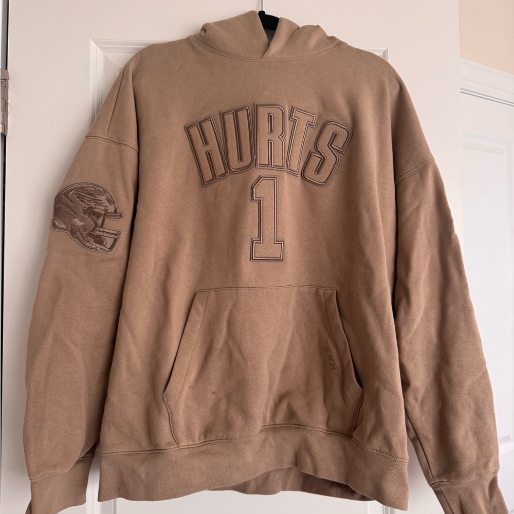 Hurts Tan/ olive Pullover Hoodie only worn once